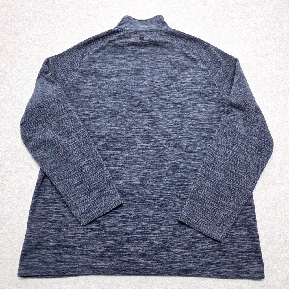Mountain Warehouse‎ Men's XXL Navy Blue Space Dye Quarter Zip Fleece Pullover